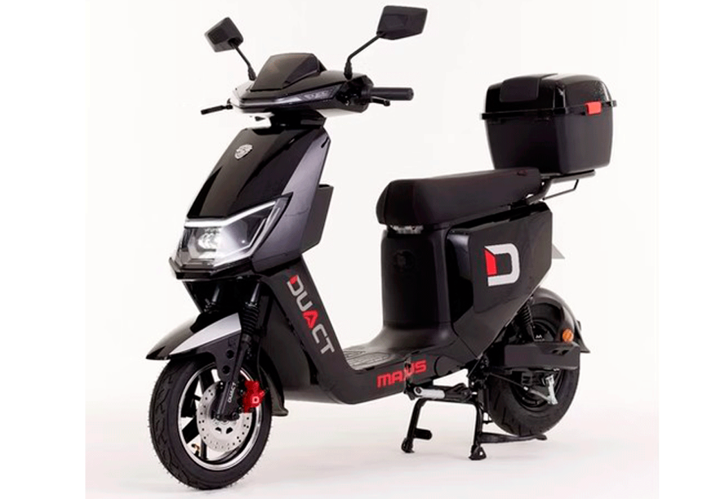 Scooter elétrica Maxus 1000W na cor preta