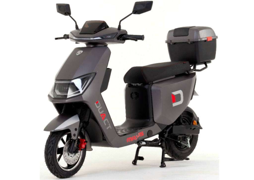 Scooter elétrica Maxus 1000W na cor cinza