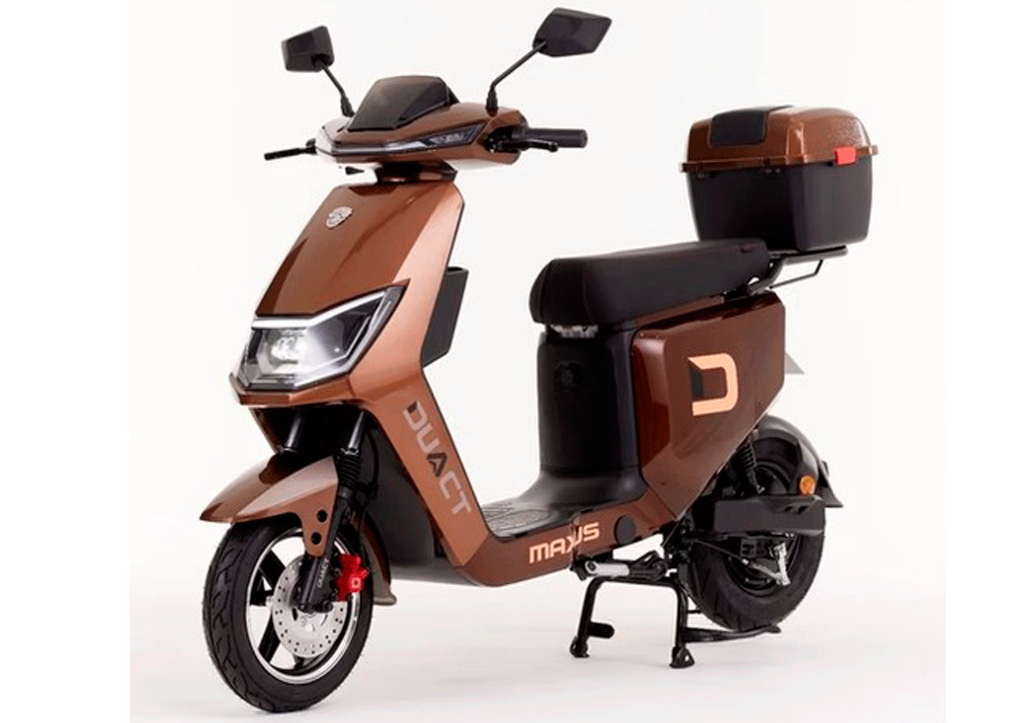 Scooter elétrica Maxus 1000W na cor bronze