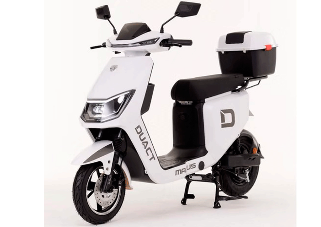Scooter elétrica Maxus 1000W na cor branca